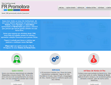 Tablet Screenshot of frpromotora.com.br